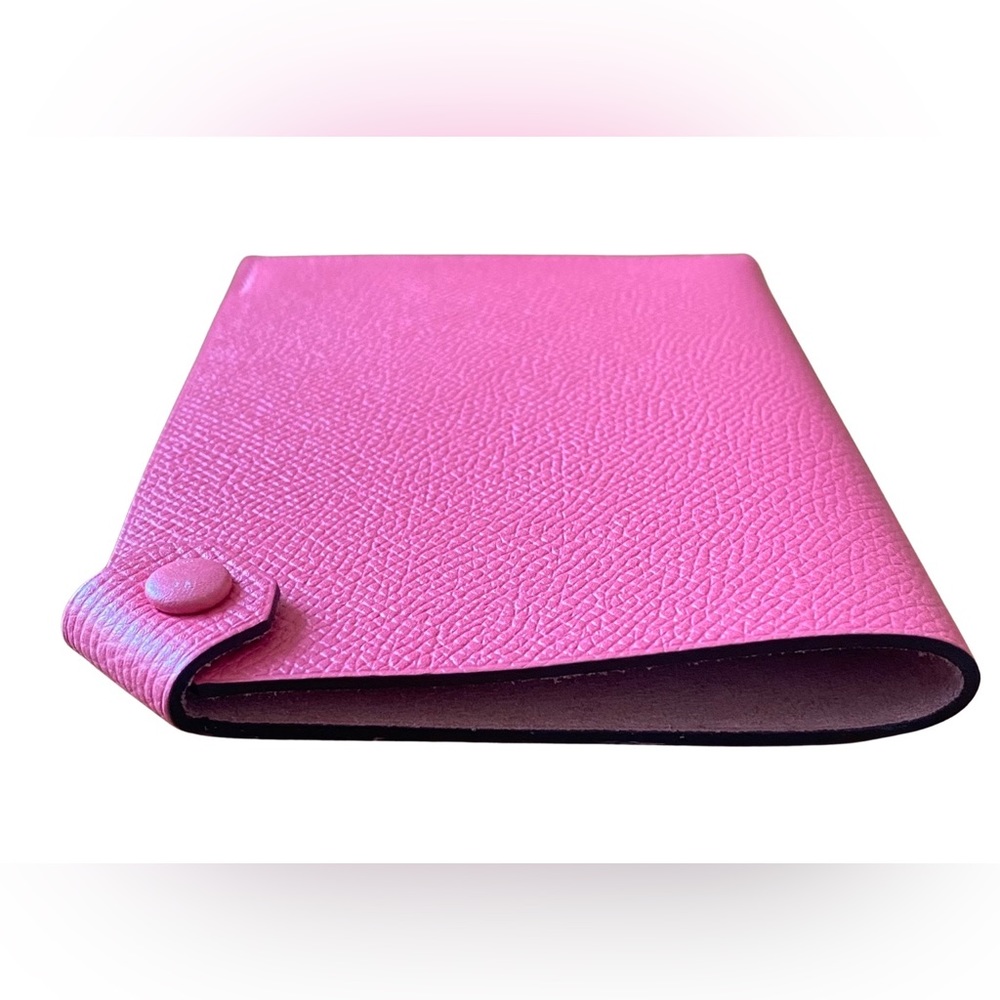 Hermes Epsom Leather Passport Cover - Rose Azalee Tarmac PM - Picture 14 of 16